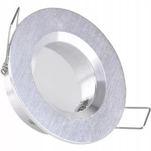 Polux Oczko podtynkowe BORAS 1x8W GU10 315458 srebrne IP44 315458 - Oprawy, klosze i abażury - miniaturka - grafika 1