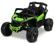 Pojazdy elektryczne dla dzieci - 399652 MAVERICK POJAZD NA AKUMULATOR QUAD BUGGY MOCNY NAPĘD 4X4 ZIELONY - miniaturka - grafika 1