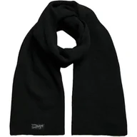 Apaszki i szaliki męskie - Szalik męski Superdry Vintage Classic zimowy czarny - miniaturka - grafika 1