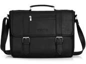 Torby męskie - Solome, Listonoszka męska, czarna - miniaturka - grafika 1