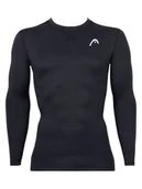 Bielizna sportowa męska - HEAD Podkoszulek termiczny w kolorze czarnym - miniaturka - grafika 1