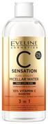 Płyny micelarne - Eveline COSMETICS C-Sensation Płyn micelarny, 400 ml - miniaturka - grafika 1