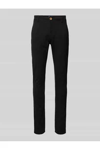 Spodnie o kroju slim fit z wpuszczanymi kieszeniami model NATAN - Blend - Spodnie męskie - miniaturka - grafika 1