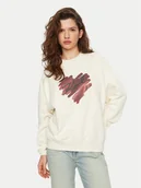 Bluzy damskie - KARL LAGERFELD Bluza A1W20045 Écru Regular Fit - miniaturka - grafika 1