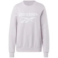 Bluzy damskie - Damska Bluza REEBOK RI BL FRENCH TERRY CREW HB2303 – Fioletowy - miniaturka - grafika 1