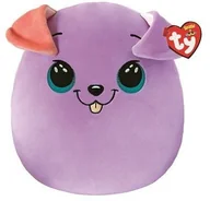 Maskotki i pluszaki - Maskotka poduszka ty squishy pies bitsy purpurowy 22 cm - miniaturka - grafika 1