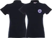 Odzież robocza - Promostars LPP - Koszulka Polo damska PAŃSTWOWE RATOWNICTWO MEDYCZNE granatowa - miniaturka - grafika 1