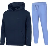 Dresy męskie - 4F OCIEPLANY DZIEWCZÄCY DRES KOMPLET BLUZA SPODNIE / rozm 164 - miniaturka - grafika 1