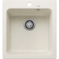 Zlewozmywaki - Zlewozmywak granitowy BLANCO Naya 45 Silgranit Delikatny biały 527126 - miniaturka - grafika 1