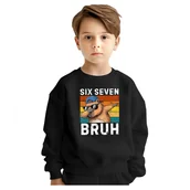 Bluzy dla dziewczynek - BLUZA DZIECIĘCA 67 SIX SEVEN VIRAL CAPYBARA 134-140 DLA CHŁOPCA DZIEWCZYNKI - miniaturka - grafika 1