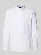 Koszule męskie - Koszula casualowa o kroju slim fit z czystej bawełny - miniaturka - grafika 1