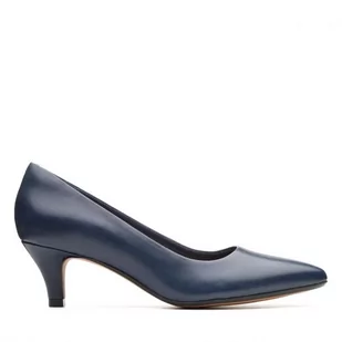 Clarks Linvale Jerica E [navy leather] - rozmiar 37 - Półbuty damskie - miniaturka - grafika 1