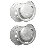Smoczki uspokajające - Smoczek silikonowy dynamiczny LOVI 3-6m 2 szt. Harmony Boy - miniaturka - grafika 1