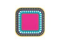 Dekoracje i nakrycia stołu na imprezę - Talerzyki papierowe Boho Fiesta - 18 cm - 10 szt. - miniaturka - grafika 1