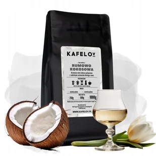 Kawa Kafelov smakowa RU M Z KOKOSEM 500g mielona - Cappuccino i kawy smakowe - miniaturka - grafika 1