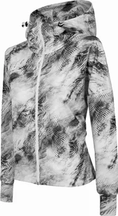4F Bluza damska rozpinana BLD018 biała XS - Bluzy damskie - miniaturka - grafika 1