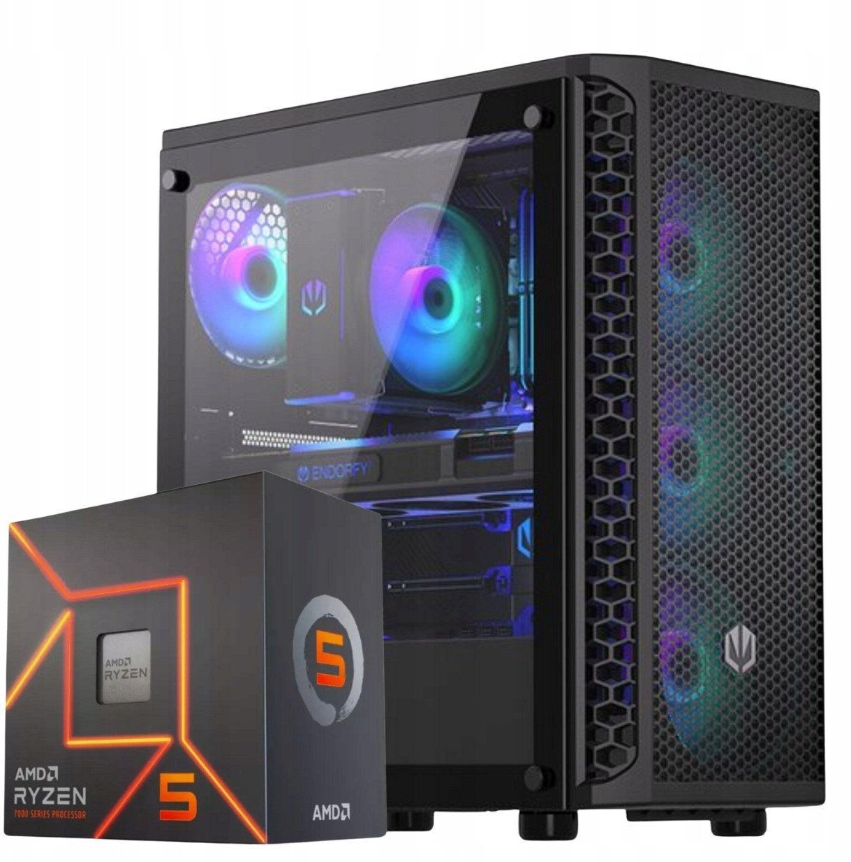 dla Ucznia RYZEN 5 7500 RTX 5070 32GB DDR5 1TB M2 Gamingowy