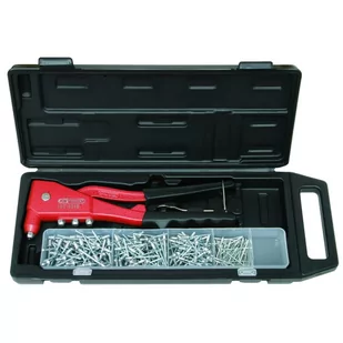 Nitownica ręczna KS TOOLS + 200 nitów - Nitownice - miniaturka - grafika 1