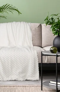 Koc 130 x 160 Flanelowy Design Cindy6 Biały - Koce - miniaturka - grafika 6