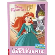 Książki edukacyjne - Ameet Disney księżniczka Ubrania do naklejania SDL-9104 Opracowania Zbiorowe - miniaturka - grafika 1