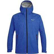 Kurtki męskie - Salewa Męska kurtka hardshellowa Puez (Aqua 3) Ptx M Jkt, Electric, S - miniaturka - grafika 1
