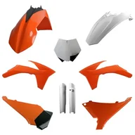 Części motocyklowe - POLISPORT 91445 - kompletny zestaw z tworzywa sztucznego (z osłoną widelca) KTM kolor OEM - miniaturka - grafika 1