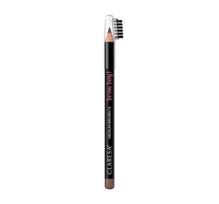 CLARESA - BROW BOY! - Long Lasting Brow Pencil - Długotrwała kredka do brwi ze szczoteczką - 1,15 g - 13 Medium Brown - Akcesoria i kosmetyki do stylizacji brwi - miniaturka - grafika 1