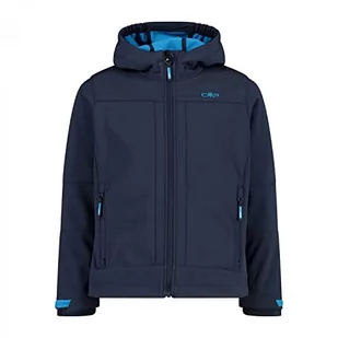 CMP, Kid Jacket Fix Hood, Boy, B.Blue-Danubio, 128 - Kurtki i płaszcze dla chłopców - miniaturka - grafika 1