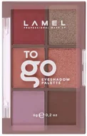 Cienie do powiek - LAMEL To Go paleta cieni do oczu 404 BURGUNDY 6g - miniaturka - grafika 1
