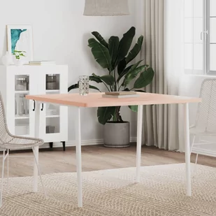vidaXL Blat do stołu, 90x90x2,5 cm, kwadratowy, lite drewno bukowe - Meble modułowe i akcesoria - miniaturka - grafika 1