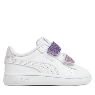 Sneakersy Puma Puma Smash 3.0 L 395610 06 Biały - Buty dla dziewczynek - miniaturka - grafika 1