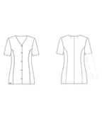 Odzież medyczna - Bluza medyczna ELDAN SOFIA rękaw DŁUGI - miniaturka - grafika 1