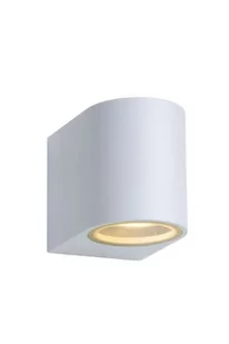 Lucide LUCIDE / Delighting poland Sp. z o.o. LUCIDE ZORA LED LAMPA śCIENNA KINKIET ZEWNĘTRZNY 1X5W GU10 LED 230V IP44 BIAŁY 22861/05/31 - Lampy ogrodowe - miniaturka - grafika 1