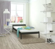 Łóżka - Lak System Łóżko metalowe 80x200 wzór 1 ze stelażem - miniaturka - grafika 1