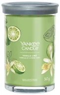 Świece - Yankee Candle Signature Vanilla Lime Tumbler 567g - miniaturka - grafika 1