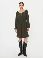 Sukienki - Vero Moda Sukienka codzienna 10302545 Zielony Regular Fit - miniaturka - grafika 1