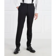 Spodnie męskie - BOSS Wełniane spodnie H-Lenon-MM-224 | Regular Fit - miniaturka - grafika 1