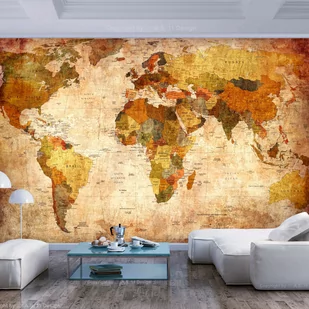 Fototapeta samoprzylepna - Stara mapa świata (rozmiar 98x70) - Fototapety - miniaturka - grafika 1