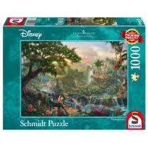 Schmidt Spiele 59473 - Thomas Kinkade, Disney Dschungelbuch, Puzzle, 1000 teile - Puzzle - miniaturka - grafika 1