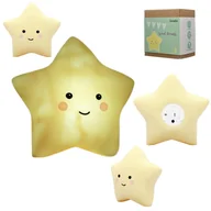 Lampy stojące - Lampka nocna LED dla dzieci na baterie timer REER - gwiazdka - miniaturka - grafika 1