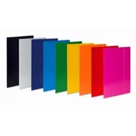 Teczki i skoroszyty - Teczka kartonowa z gumką A4 foliowana 450g Aro zielona /385/ - miniaturka - grafika 1