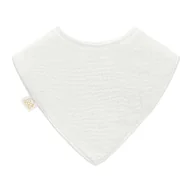 Śliniaki i fartuszki - Śliniaczek muślinowy bandana - śmietanka - miniaturka - grafika 1