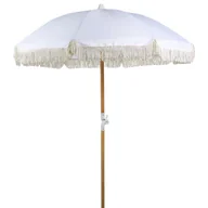 Parasole ogrodowe - Parasol ogrodowy ⌀ 150 cm biały MONDELLO - miniaturka - grafika 1