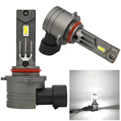 Żarówki samochodowe - żarówki LED HB3 12V CANBUS CSP 2 szt - mocne białe światło, nie oślepia kierowców homologacja - miniaturka - grafika 1