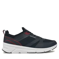 Sneakersy męskie - Sneakersy Tommy Hilfiger Modern Comfort Run Mix FM0FM05471 Granatowy - miniaturka - grafika 1