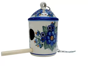 Ceramiczny domek dla ptaków Ceramika Bolesławiec - Klatki i wyposażenie dla ptaków - miniaturka - grafika 1