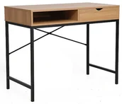Biurka - Biurko B-027 Czarny / Dąb - miniaturka - grafika 1