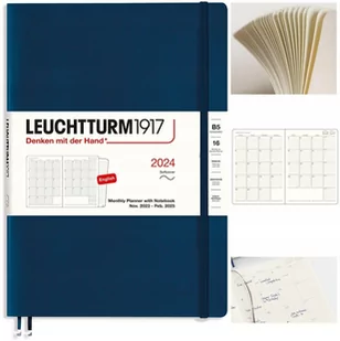 LEUCHTTURM1917 Planer kalendarz książkowy B5 mies. - Kalendarze - miniaturka - grafika 1