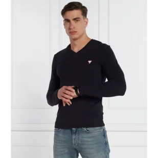 GUESS Longsleeve | Slim Fit - Koszulki męskie - miniaturka - grafika 1