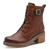 Kozaki damskie - Marco Tozzi Damskie 2-25213-45 modne kozaki, Cognac Comb, 41 EU, Cognac Comb, 41 EU - miniaturka - grafika 1